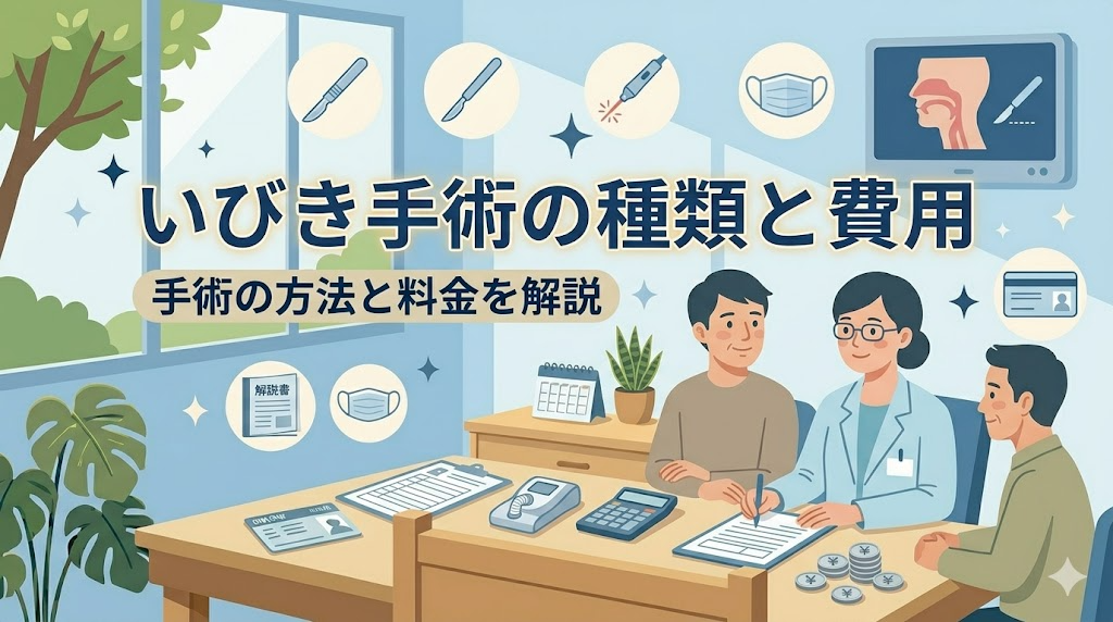 いびき手術の種類と費用｜UPPP・鼻中隔矯正術の詳細ガイド