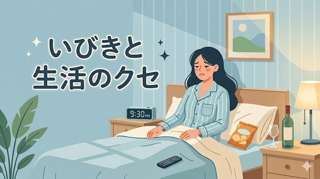 うるさいいびきをかく人の生活習慣