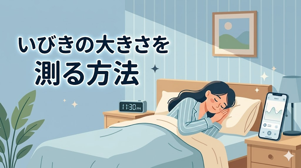 いびきの大きさを客観的に測る方法