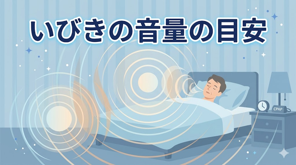 いびきの音量レベルと目安