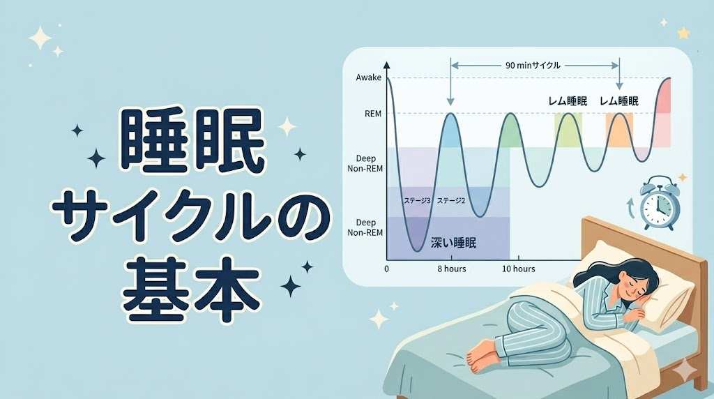 なぜ朝スッキリ起きられないのか?睡眠サイクルの基本
