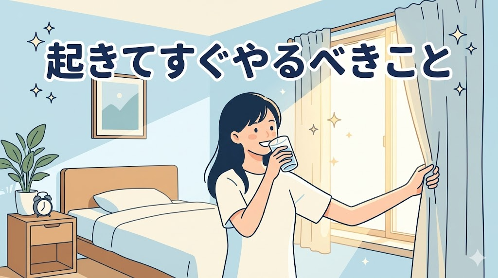 起きた直後にやるべき3つの行動
