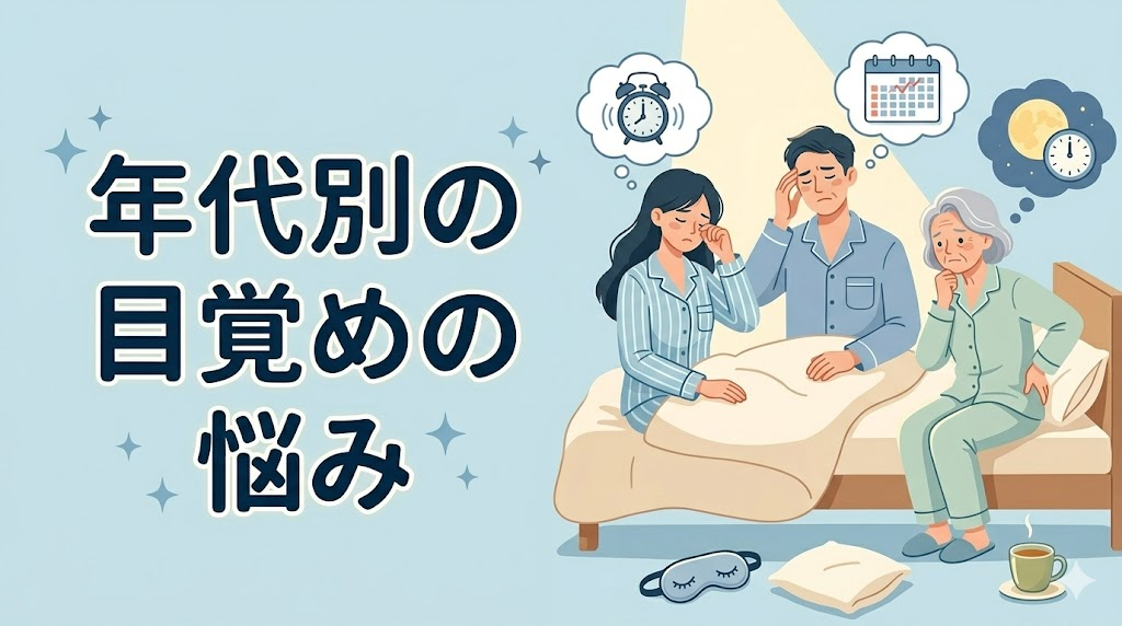 年代別・朝の目覚めが悪くなる原因と対策