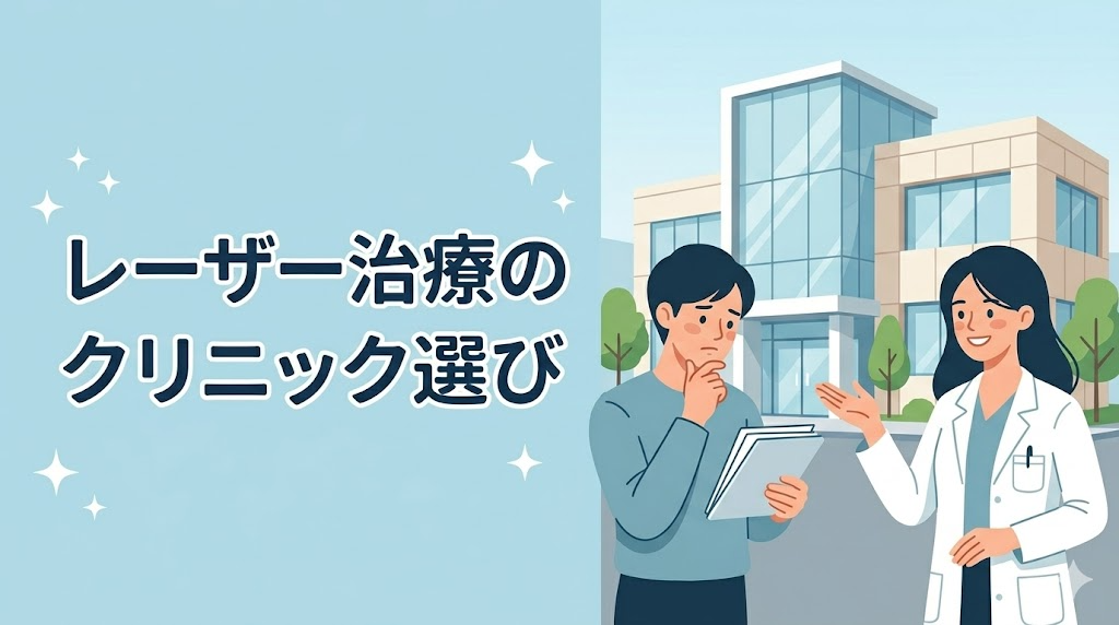 レーザー治療のクリニック選び