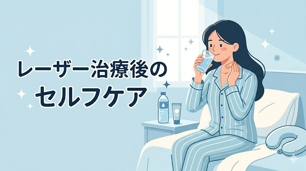レーザー治療後のセルフケア
