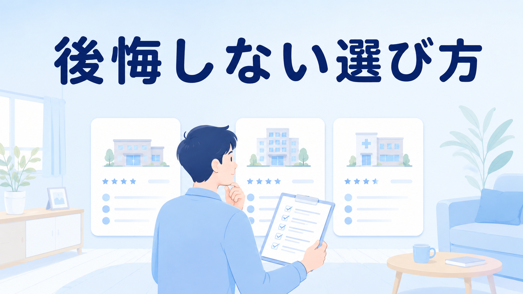 後悔しないクリニック選び 3つのポイント