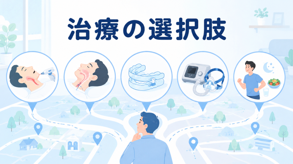 手術・レーザー以外の選択肢も含めた全体像