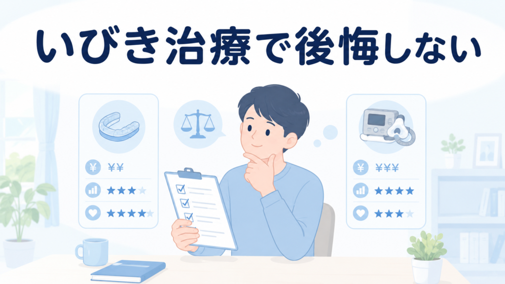 いびき治療で後悔しない