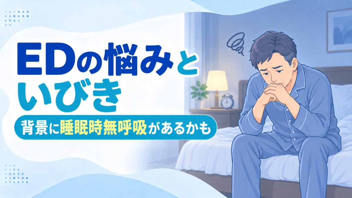 EDの悩みと睡眠時無呼吸
