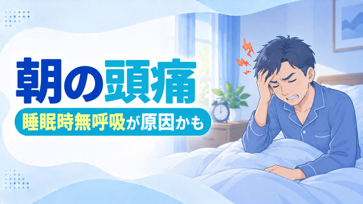 朝の頭痛と睡眠時無呼吸