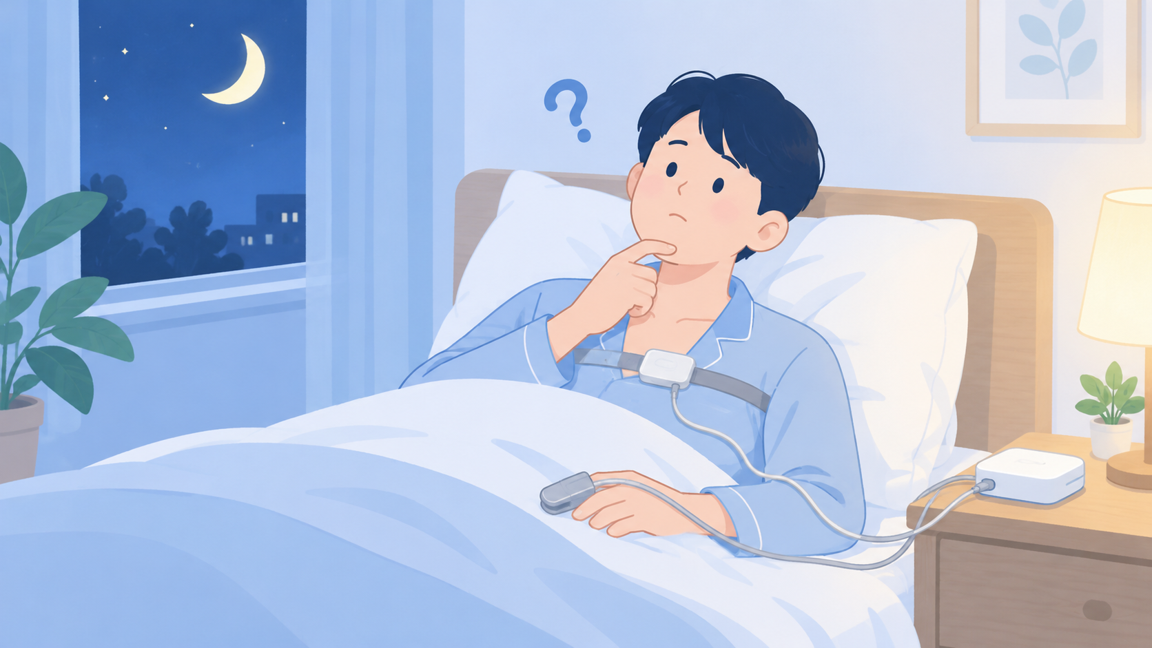 簡易検査の結果を読み取る際に、確認したい限界のイラスト
