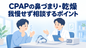いびき・睡眠時無呼吸のCPAPで鼻づまり・口の乾燥がつらい｜相談と対処の考え方