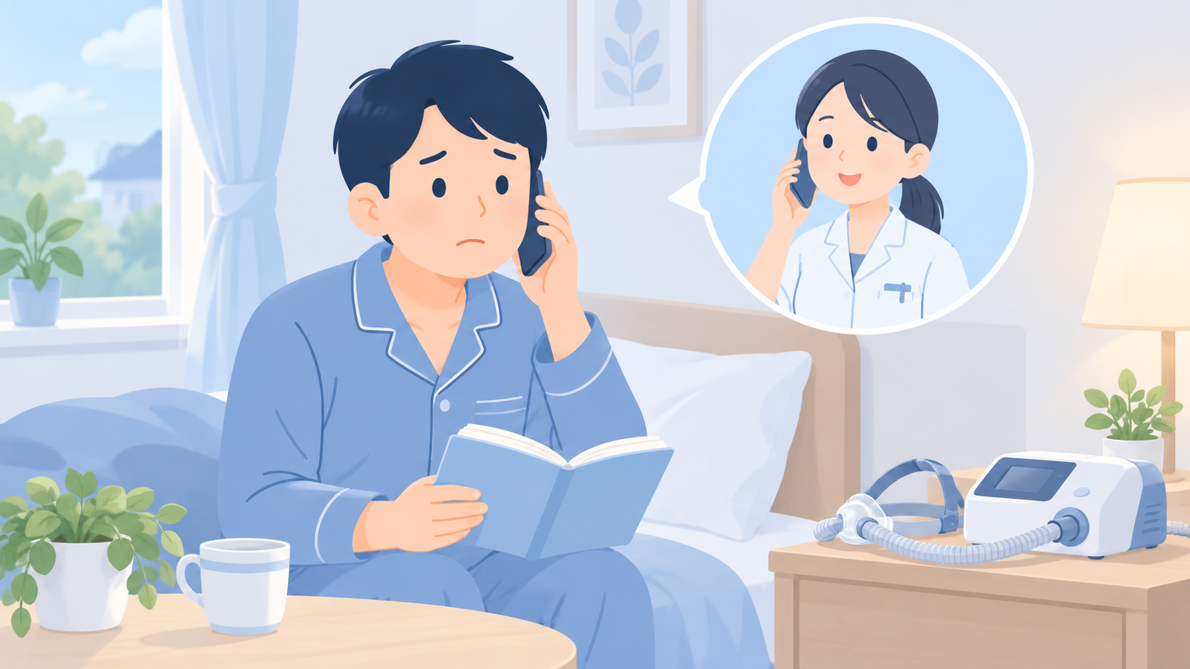 我慢して外す日が増える前に、連絡の目安を整理するのイラスト