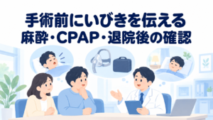 手術・麻酔の前にいびきを伝えるべき？睡眠時無呼吸と術前の申告事項