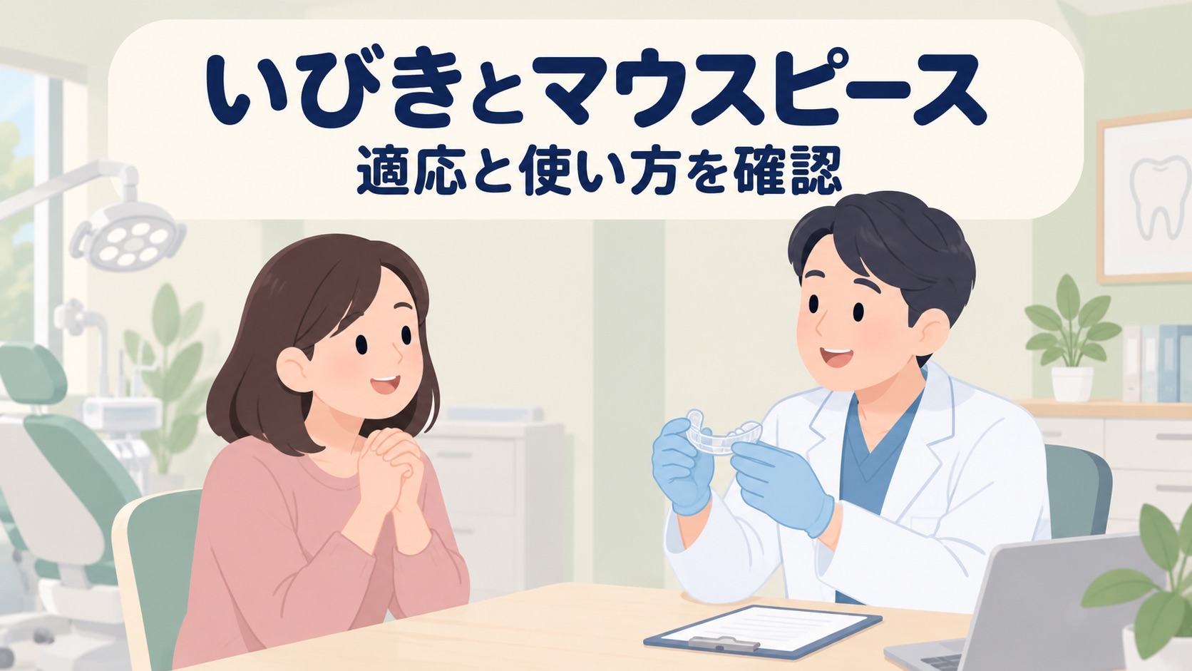 いびき対策にマウスピース！その仕組みと効果を徹底解説