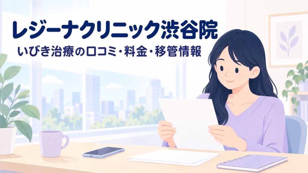 レジーナクリニック渋谷院の口コミ・評判｜いびき料金・移管情報【2026年】