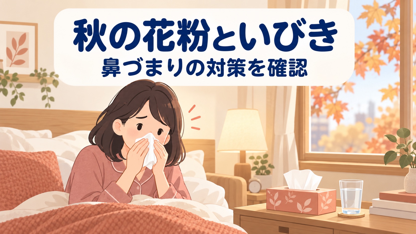 秋の花粉といびき|対策5つ