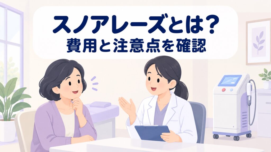 スノアレーズとは？いびきレーザー治療の効果・費用・口コミを徹底解説【2026年】