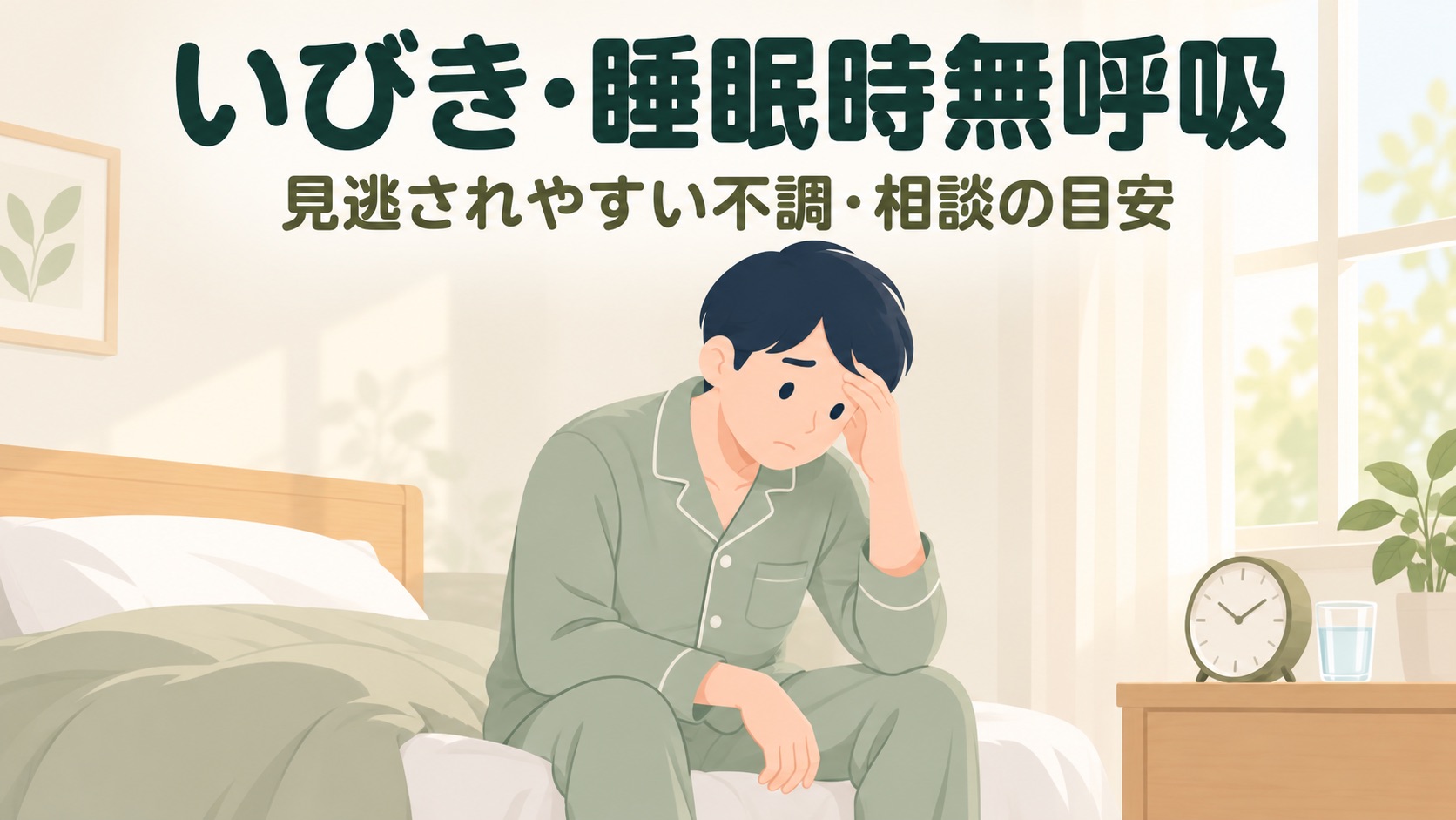 その不調、いびき・睡眠時無呼吸が原因かも