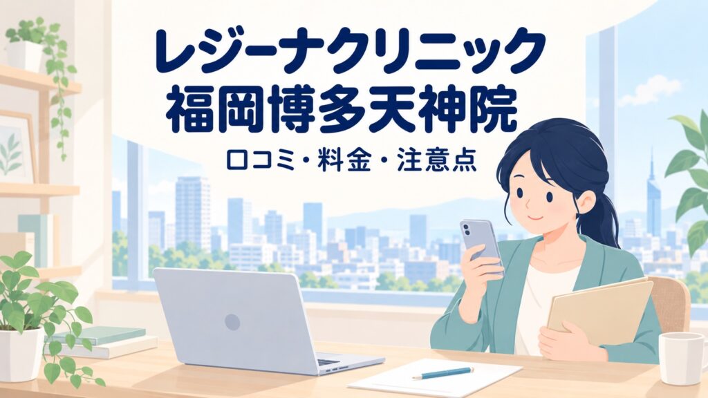 レジーナクリニック福岡博多天神院のいびき治療の口コミ・評判は？料金・効果・予約を徹底調査【2026年】