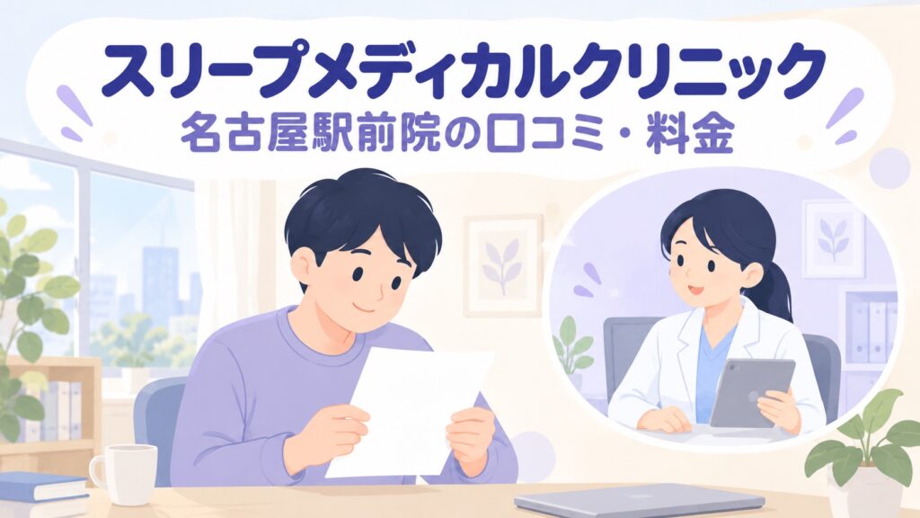スリープメディカルクリニック名古屋駅前院の口コミ・評判｜名駅なぎの料金・予約