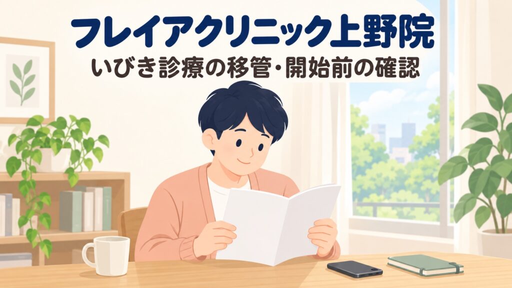 フレイアクリニック上野院のいびき治療｜2026年12月1日開始・予約は11月16日から