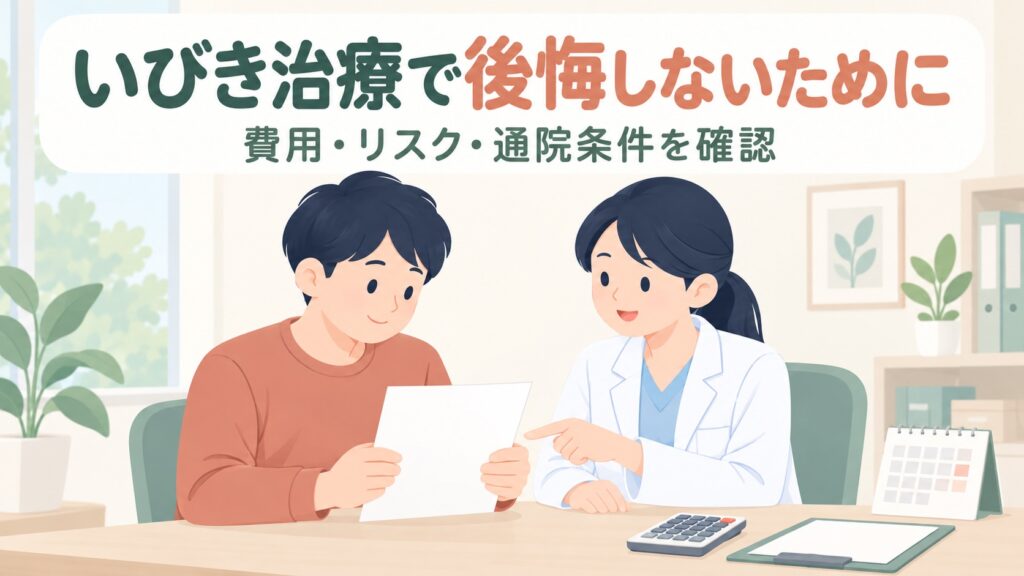 いびき治療で後悔しないために｜よくある失敗例と選び方の注意点【2026年】