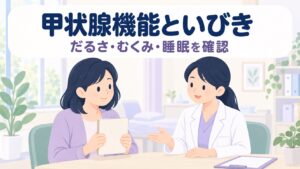 だるい・むくむ・寒がり＋いびき…甲状腺機能低下症と睡眠時無呼吸の関係【2026年】