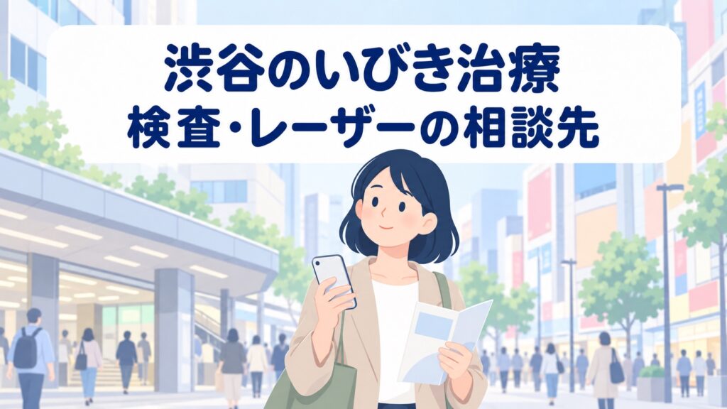 渋谷のいびき治療クリニック比較｜レーザー・睡眠検査と通院先の選び方