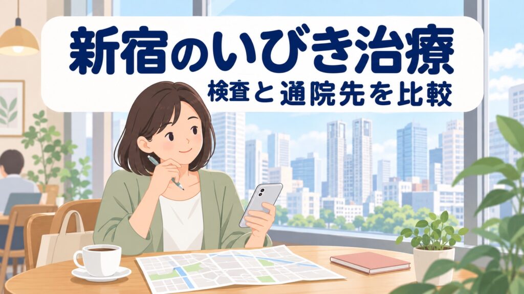 新宿のいびき治療クリニック比較｜レーザー・睡眠検査と通院先の選び方
