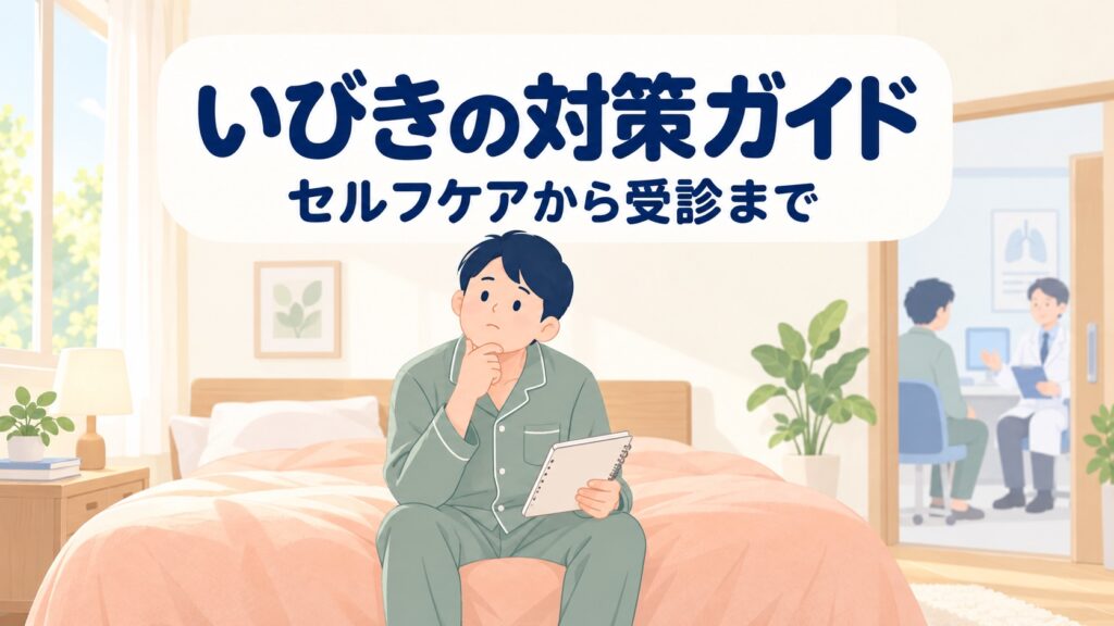 いびきの治し方 完全ガイド｜原因別セルフケアから治療まで【保存版・2026年】