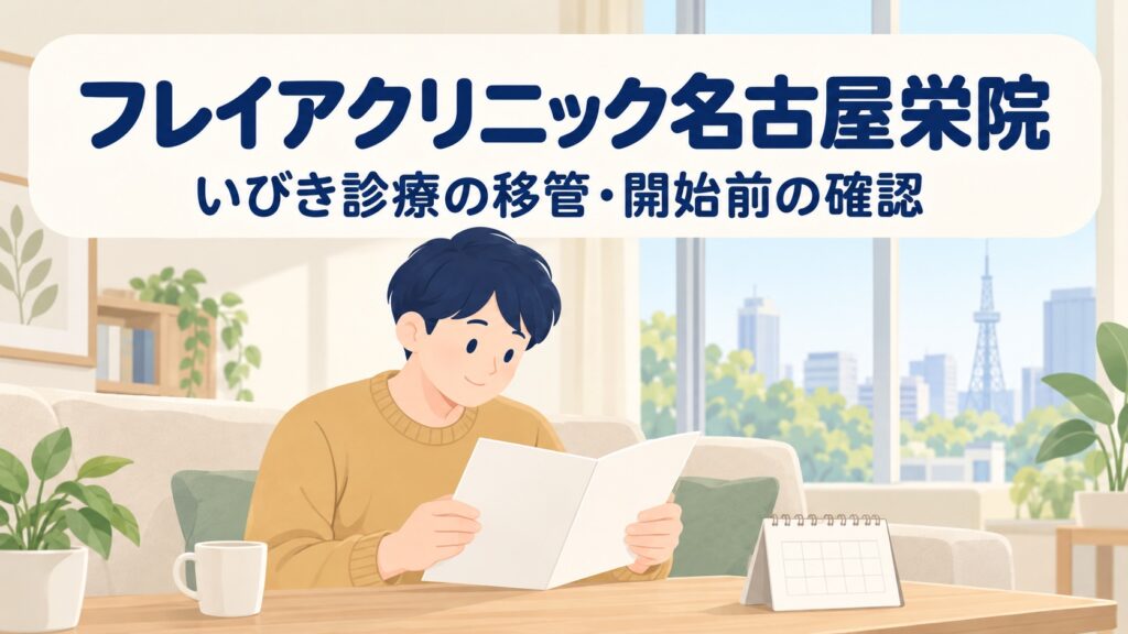 フレイアクリニック名古屋栄院のいびき治療｜2026年12月1日開始・予約は11月16日から