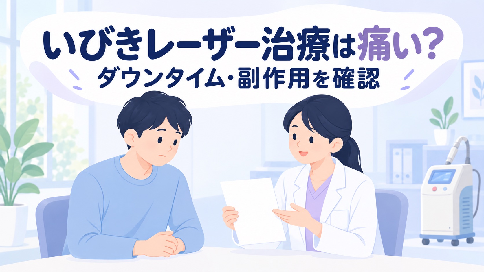 いびきレーザー治療は痛い？ダウンタイム・副作用を徹底解説【2026年】