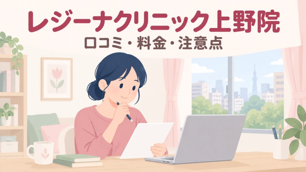 レジーナクリニック上野院のいびき治療の口コミ・評判は？料金・効果・予約を徹底調査【2026年】
