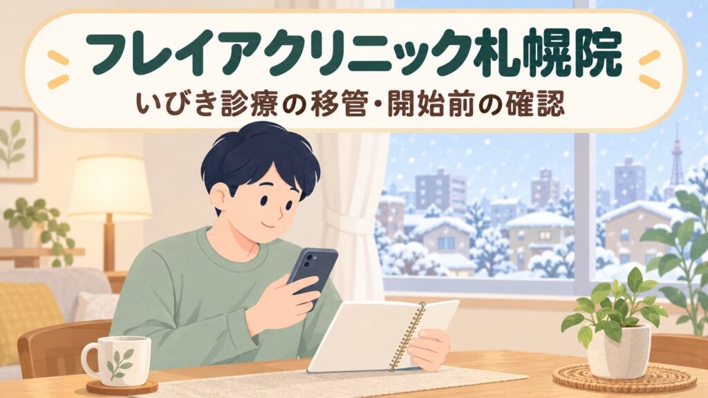 フレイアクリニック札幌院のいびき治療｜2026年12月1日開始・予約は11月16日から