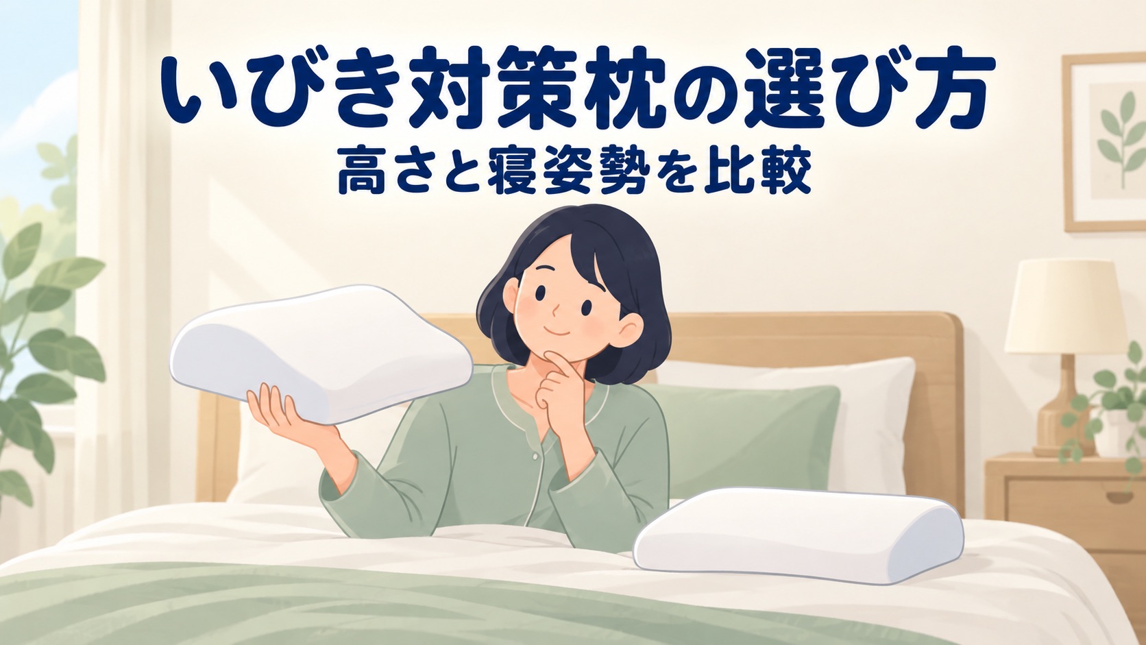 いびき対策枕とセルフケアを探す