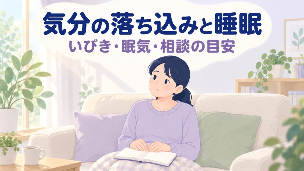 気分が落ち込む・やる気が出ない…そのうつっぽさ、睡眠時無呼吸が隠れているかも【2026年】