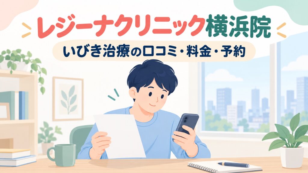 レジーナクリニック横浜院のいびき治療の口コミ・評判は？料金・効果・予約を徹底調査【2026年】