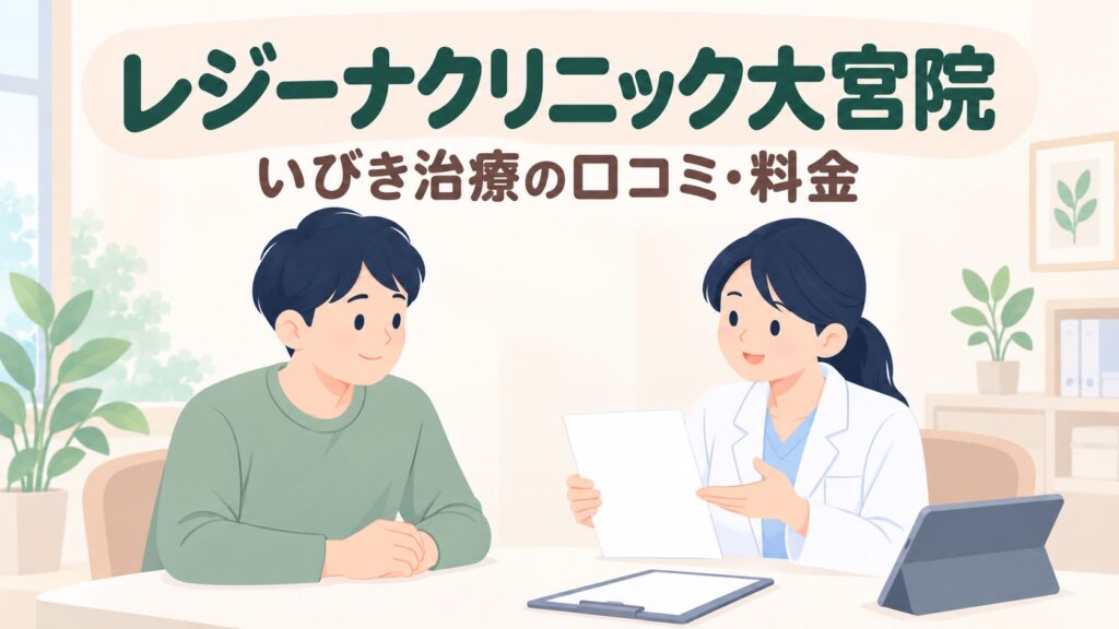 レジーナクリニック大宮院のいびき治療の口コミ・評判は？料金・効果・予約を徹底調査【2026年】