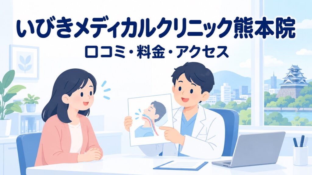 いびきメディカルクリニック熊本院の口コミ・料金・アクセスを公式情報で確認【2026年】