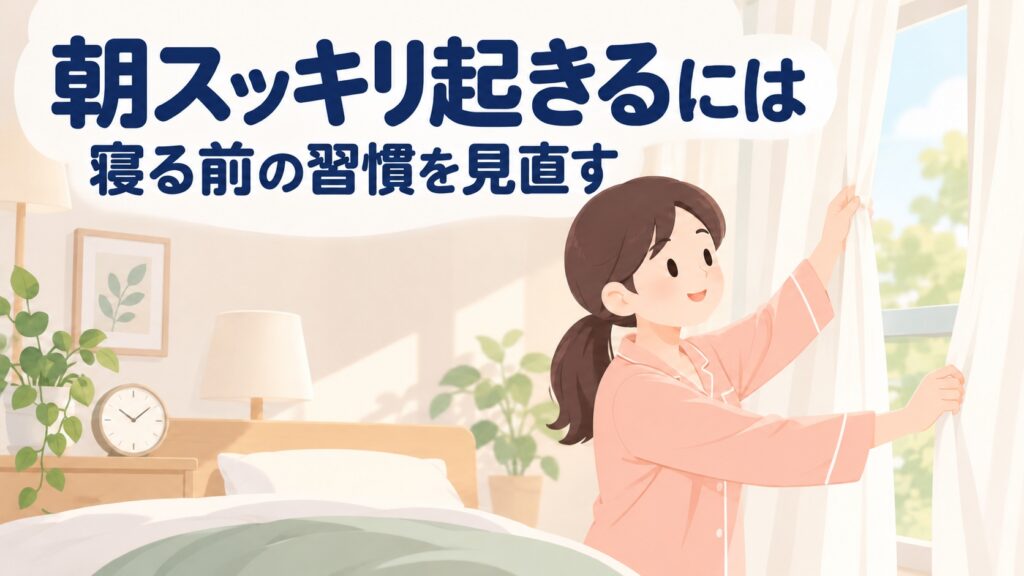 朝スッキリ起きる方法10選｜目覚めが良くなる寝る前の習慣