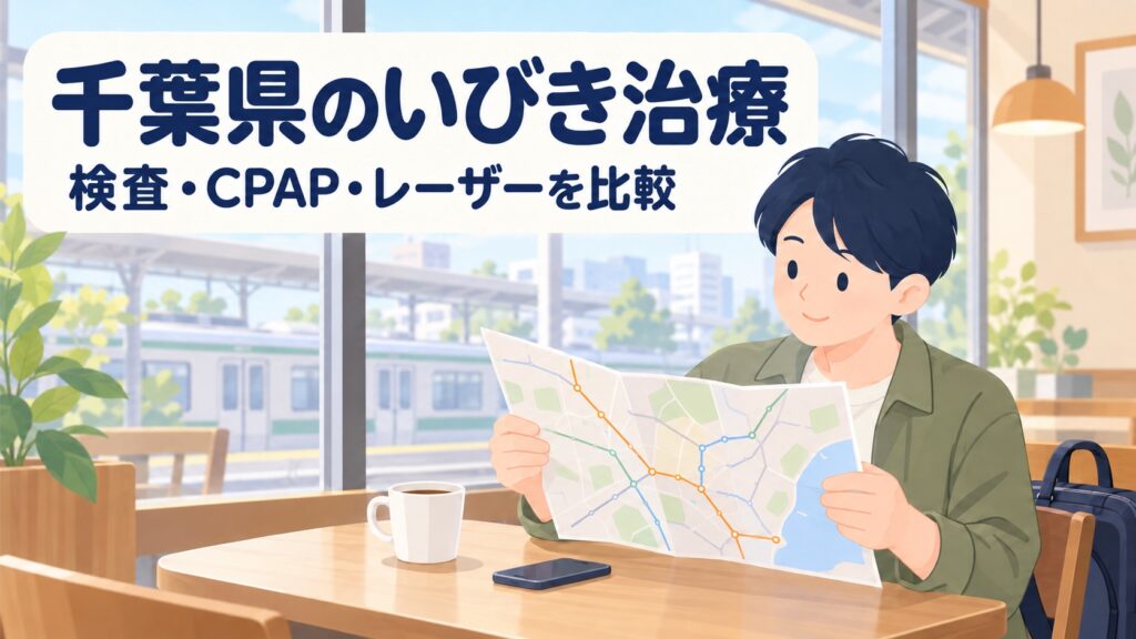 千葉県のいびき治療6院を比較｜検査・CPAPと船橋・柏・千葉のレーザー