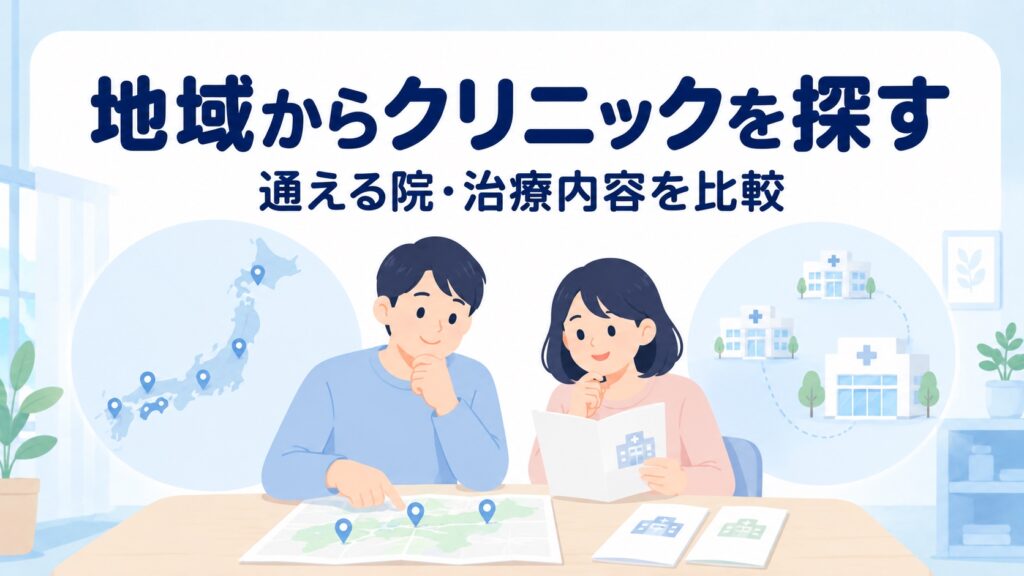 いびき治療クリニック比較｜7地域48院の条件比較・全国の地域ガイド